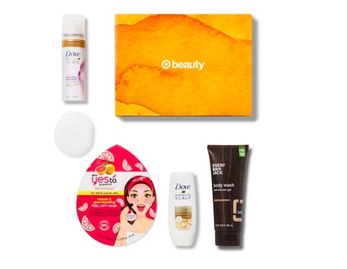 Cajita de productos de belleza Target.com